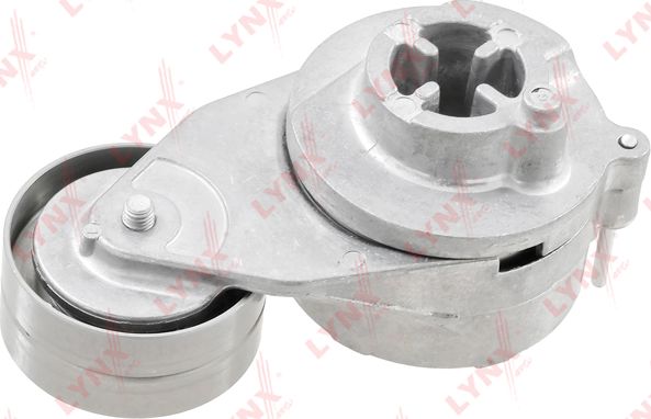 Натяжной ролик (натяжитель) приводного клинового зубчатого ремня LYNXauto. Артикул PT-3274