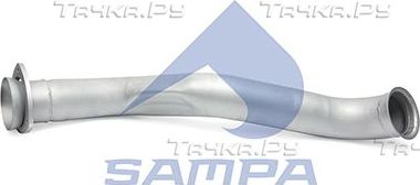 Глушитель Sampa передний для Volvo  FL6 1985-2000. Артикул 032.005