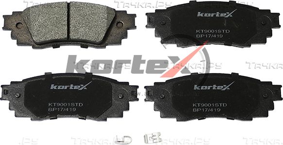 Колодки тормозные TOYOTA CAMRY 18- зад. (Kortex). Артикул KT9001STD