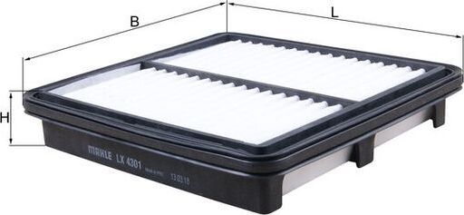 Воздушный фильтр Mahle для Mazda CX-3 I 2015-2026. Артикул LX 4301