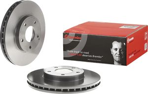 Тормозной диск Brembo UV Coated передний для Nissan Cefiro A33 2000-2003. Артикул 09.9368.11