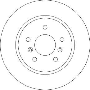 Тормозной диск TRW. Артикул DF6787