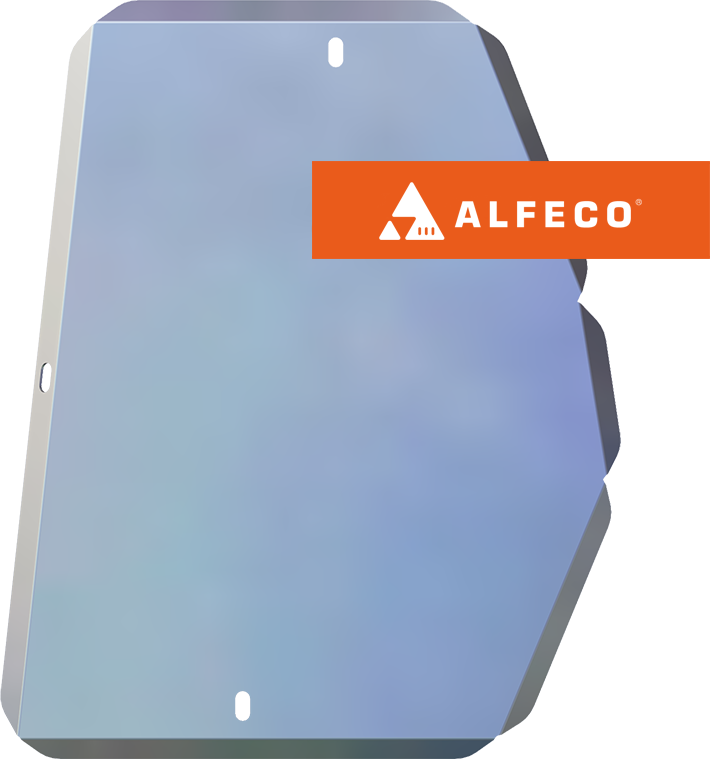 Защита алюминиевая Alfeco для топливного бака (левый) Chery Tiggo 8 Pro Max 4WD 2022-2026. Артикул ALF.02.28 AL4