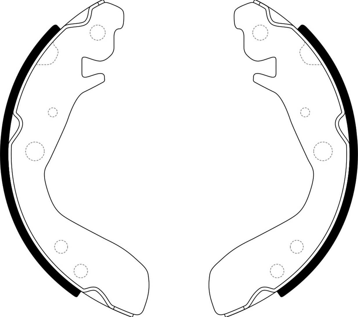 Тормозные колодки NiBK. Артикул FN5534