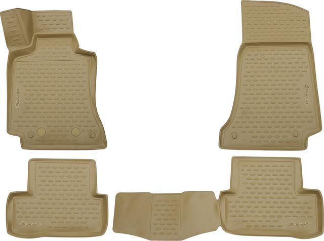 Коврики Element 3D для салона Mercedes-Benz С-Класс W205 седан 2014-2026 Бежевый. Артикул NLC.3D.34.32.212k