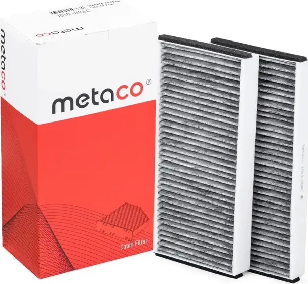 Фильтр салона AUDI A6 [C6] (2005-) УГОЛЬНЫЙ (Metaco). Артикул 1010094C
