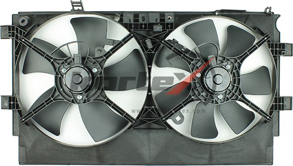 Вентилятор радиатора Mitsubishi Lancer X (07-)/Outlander XL (07-) (LFK 1104) с к (Kortex). Артикул KFD059