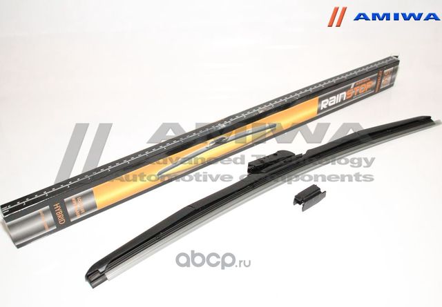 ЩЁТКА СТЕКЛООЧИСТИТЕЛЯ ГИБРИДНАЯ УНИВЕРСАЛЬНАЯ 550MM (Amiwa). Артикул AWB22HU