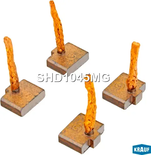 Щётки стартера Krauf. Артикул SHD1045MG