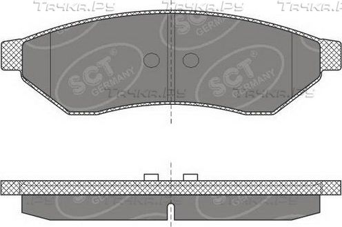 Тормозные колодки SCT-Germany. Артикул SP 645 PR