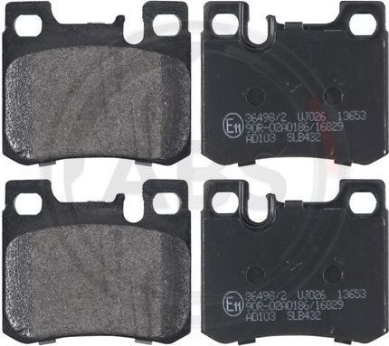 Тормозные колодки ABS. Артикул 36498/2