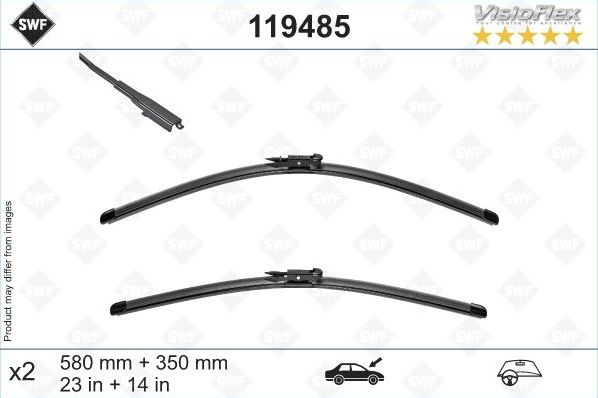 Щетки стеклоочистителя (дворники) SWF Original VisioFlex. Артикул 119485