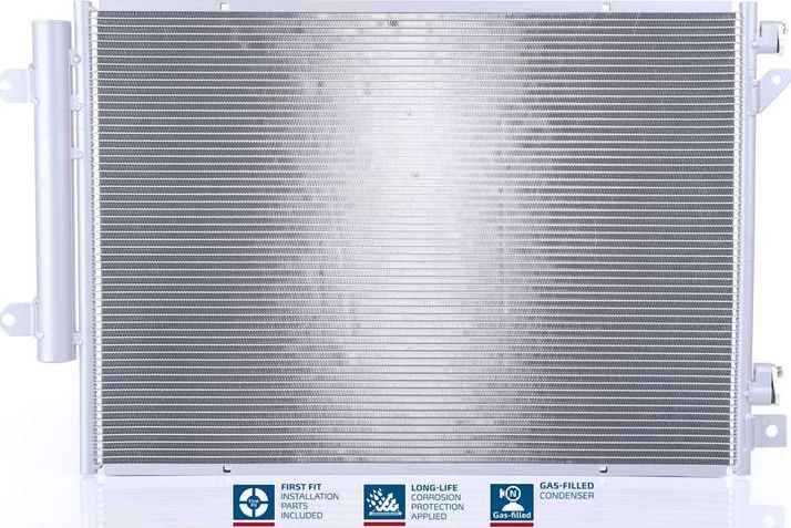 Радиатор кондиционера (конденсатор) Nissens (алюминий). Артикул 940676