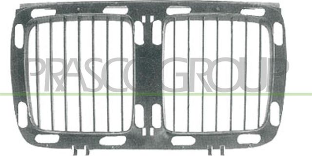 Решетка радиатора Prasco (полимерный материал) для BMW 5 III (E34) 1987-1993. Артикул BM0422001