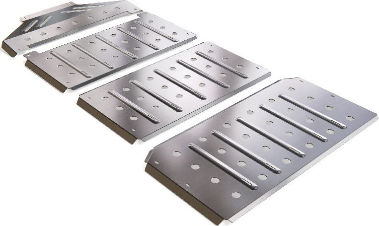 Защита алюминиевая ТСС (4 мм) для АКБ 4 шт.  Evolute I-Joy 2022-2026. Артикул ZKTCC00600