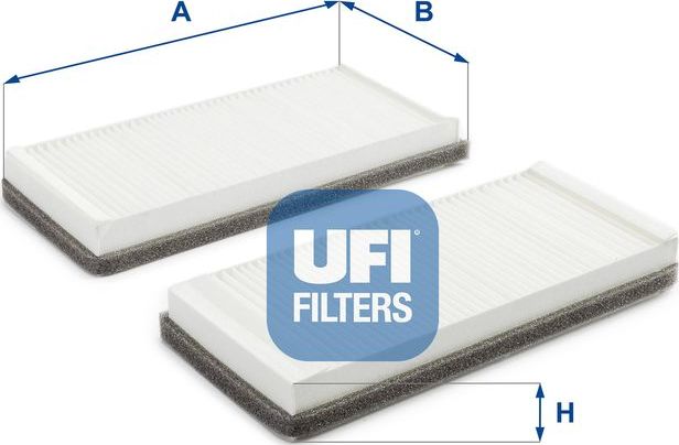 Салонный фильтр UFI. Артикул 53.005.00