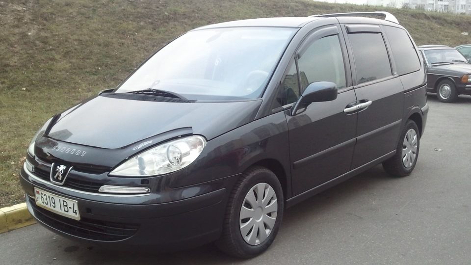 Дефлектор VT52 для капота Peugeot 807 2002-2008. Артикул PG15VT