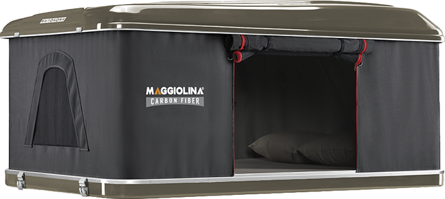 Палатка на крышу автомобиля Autohome MAGGIOLINA GRAND TOUR LARGE 360 BLACK STORM, тент чёрный. Артикул MCF/01