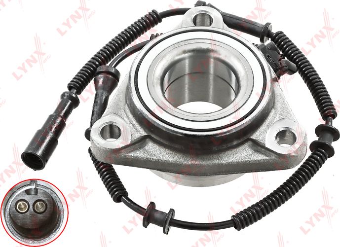 Ступица колеса с интегрированным подшипником LYNXauto. Артикул WB-1062