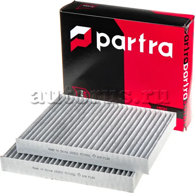 Фильтр салона угольный (Partra). Артикул FC7101C