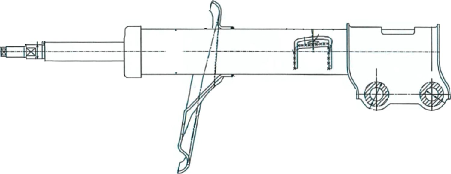 Амортизатор CTR. Артикул GY0709G