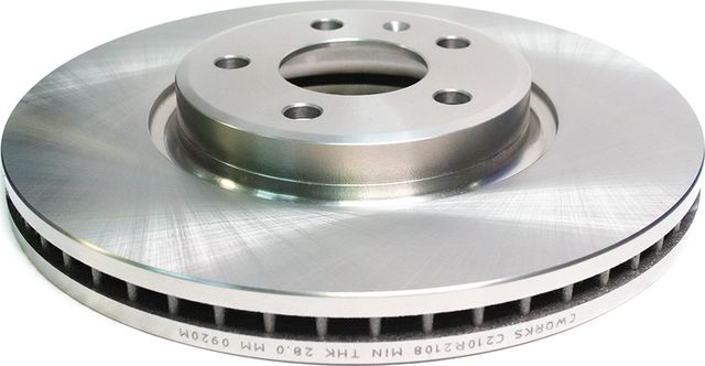 Тормозной диск Cworks передний для Audi A6 IV (C7) 2010-2018. Артикул C210R2108