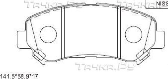 Тормозные колодки Asimco. Артикул KD1744