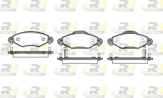 Тормозные колодки RoadHouse передние для Toyota Echo 1999-2005. Артикул 2978.02
