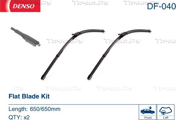 Щетки стеклоочистителя (дворники) Denso. Артикул DF-040