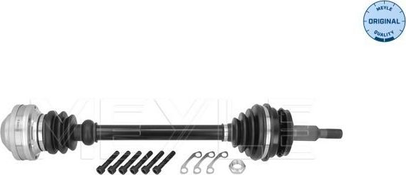 Полуось (привод в сборе, приводной вал) Meyle Original. Артикул 100 498 0713