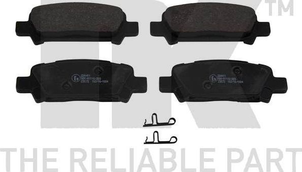 Тормозные колодки NK. Артикул 224411