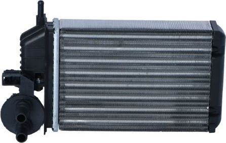 Радиатор отопителя (печки) NRF (алюминий) для Fiat Seicento I 1997-2010. Артикул 53610