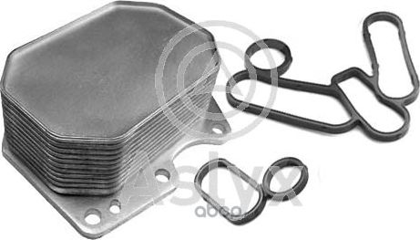 масляный радиатор, двигательное масло (Aslyx). Артикул AS521057