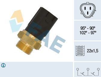 РЕЗИСТОР ПЕРЕМЕННОГО СОПРОТИВЛЕНИЯ FAE. Артикул 38185