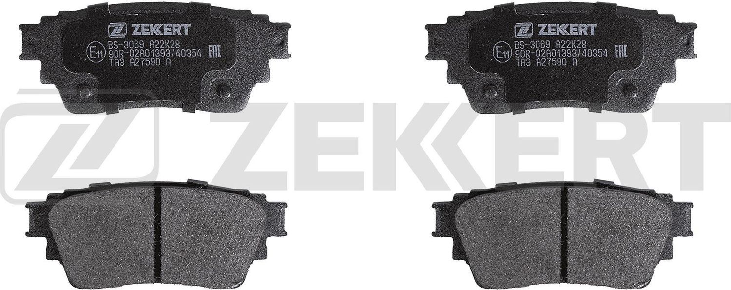 Тормозные колодки Zekkert. Артикул BS-3069