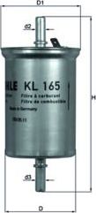 Топливный фильтр Mahle. Артикул KL 165