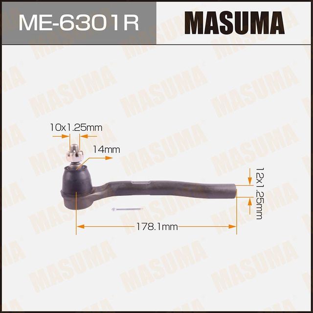 Наконечник рулевой тяги Masuma. Артикул ME-6301R