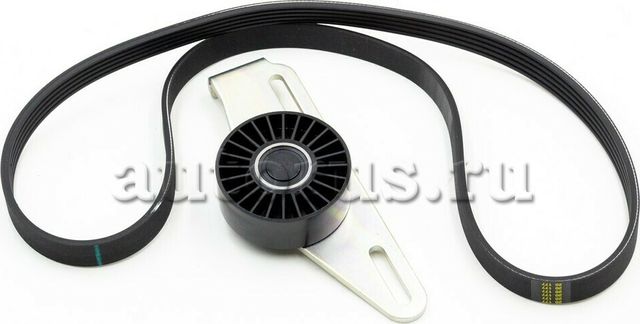 Натяжной ролик (натяжитель) приводного поликлинового ремня Renault. Артикул 117201773R