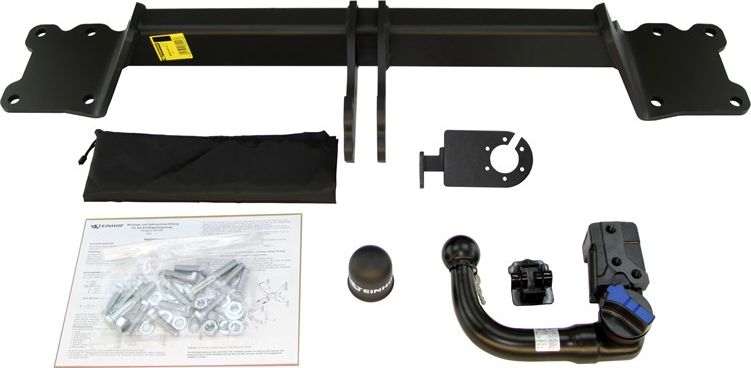 Фаркоп Steinhof для Audi Q7 II 2015-2026. Быстросъемный крюк. Артикул A-108