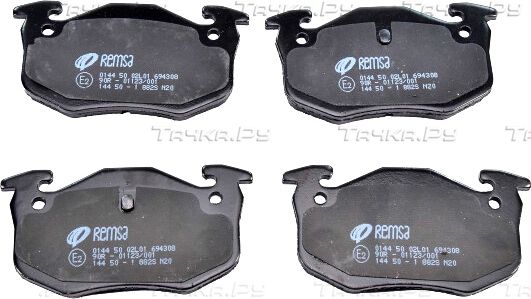 Тормозные колодки Remsa задние для Volkswagen New Beetle II (A5) 2011-2019. Артикул 0144.50