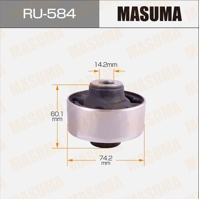 Сайлентблок переднего рычага подвески Masuma. Артикул RU-584