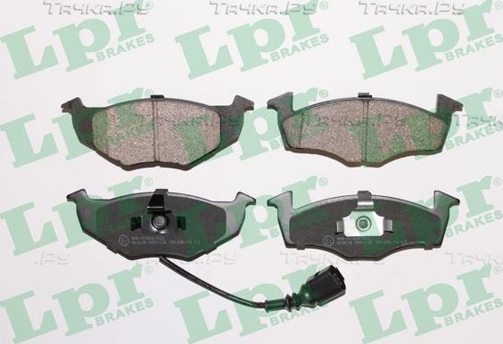 Тормозные колодки LPR передние для Skoda Fabia II 2007-2014. Артикул 05P1120