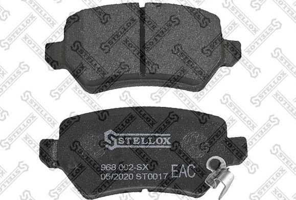 Тормозные колодки Stellox. Артикул 968 002-SX
