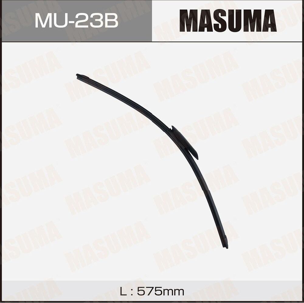 Дворник MASUMA 23 бескаркасный, AeroClip BMW (575мм) (1/50). Артикул MU23B