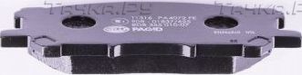 Тормозные колодки Hella Pagid. Артикул 8DB 355 010-071