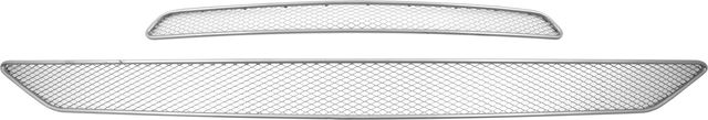 Сетка Arbori на бампер внешняя, хром 15мм для Mitsubishi Eclipse Cross 2018-2020. Артикул 01-381418-152