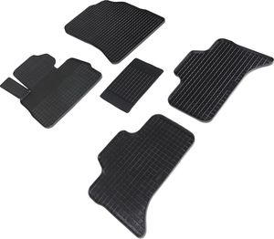 Коврики резиновые Seintex с узором сетка для салона BMW X5 E53 2000-2006. Артикул 00984