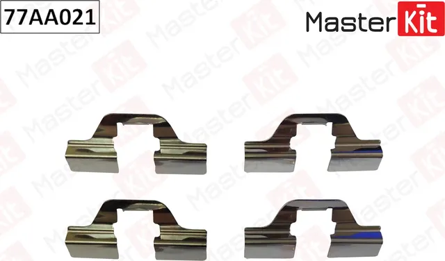 Комплект установочный тормозных колодок VW GOLF IV 1997-05 77ACL201 (Master KIT). Артикул 77AA021