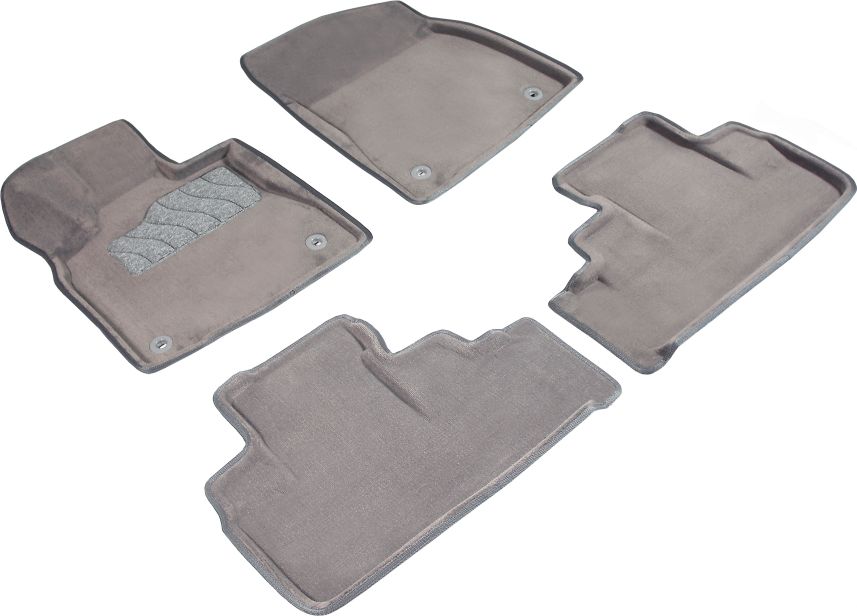 Комплект ковриков 3D Seintex для салона Lexus RX IV 2015-2022 СЕРЫЙ. Артикул 93270