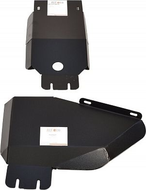 Защита Alfeco для АКПП и раздатки УАЗ Патриот 2019-2026. Артикул ALF.39.14